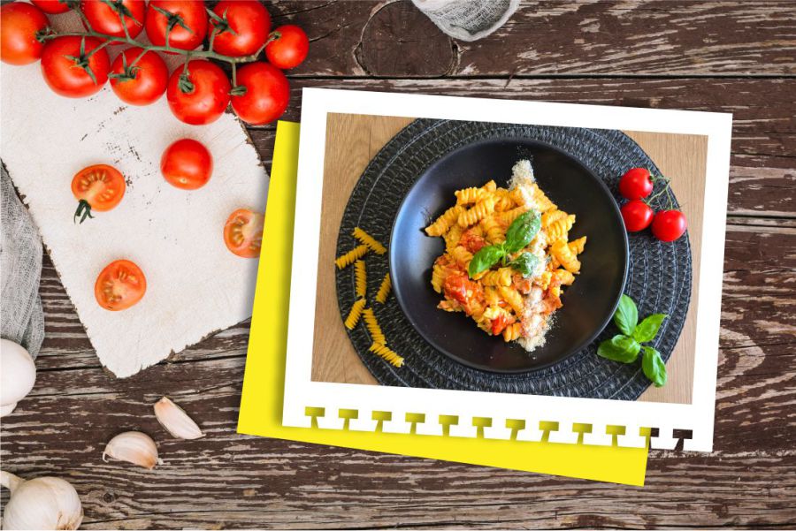 Tjestenina s feta sirom i cherry rajčicama