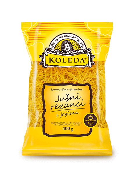 Jušni rezanci s jajima KOLEDA