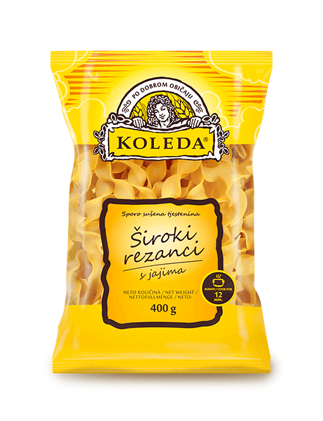 Široki rezanci s jajima KOLEDA