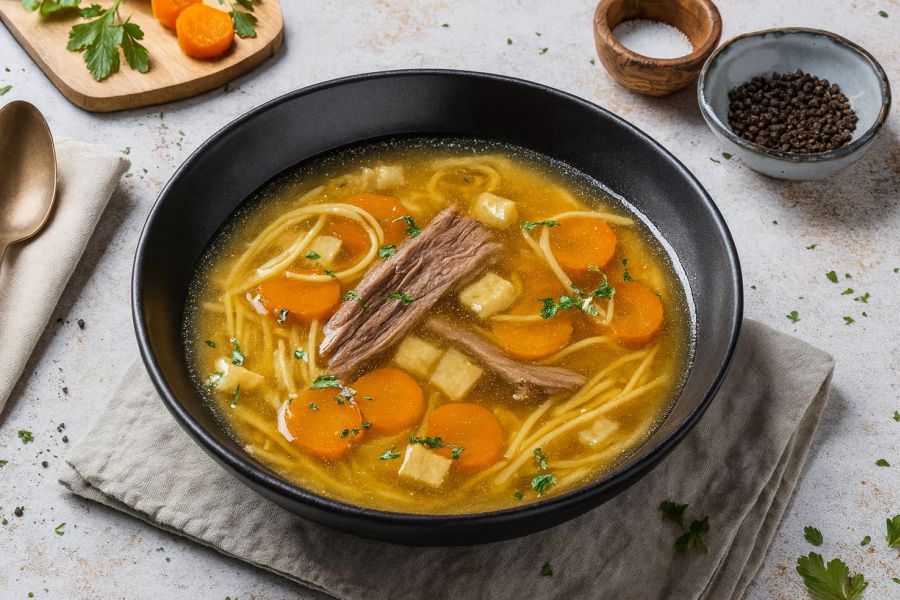 Goveđa juha s Koleda jušnim rezancima