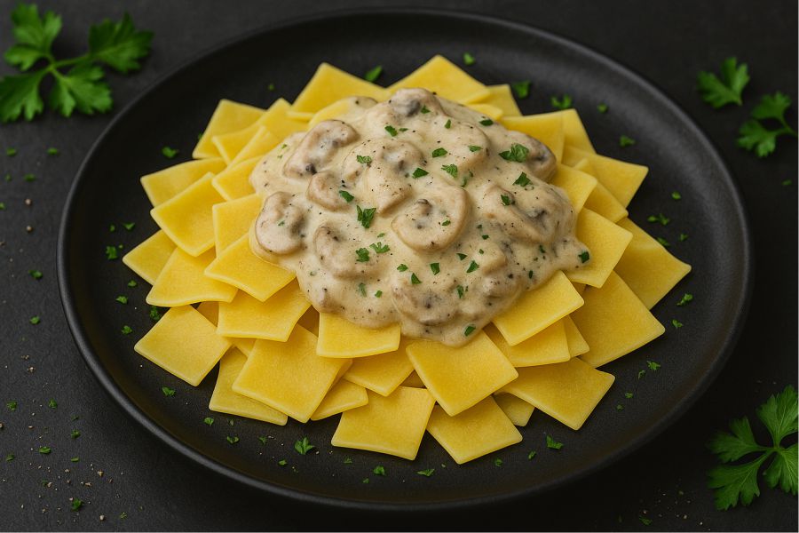 Krpice u umaku od gljiva