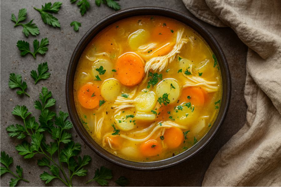 Domaća pileća juha